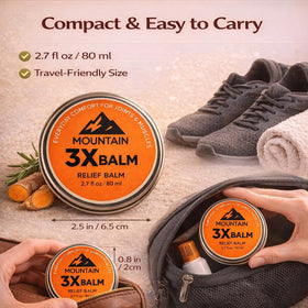 VOSETOKELA Mountain 3X Balm hand massage close-up demonstrating quick absorption