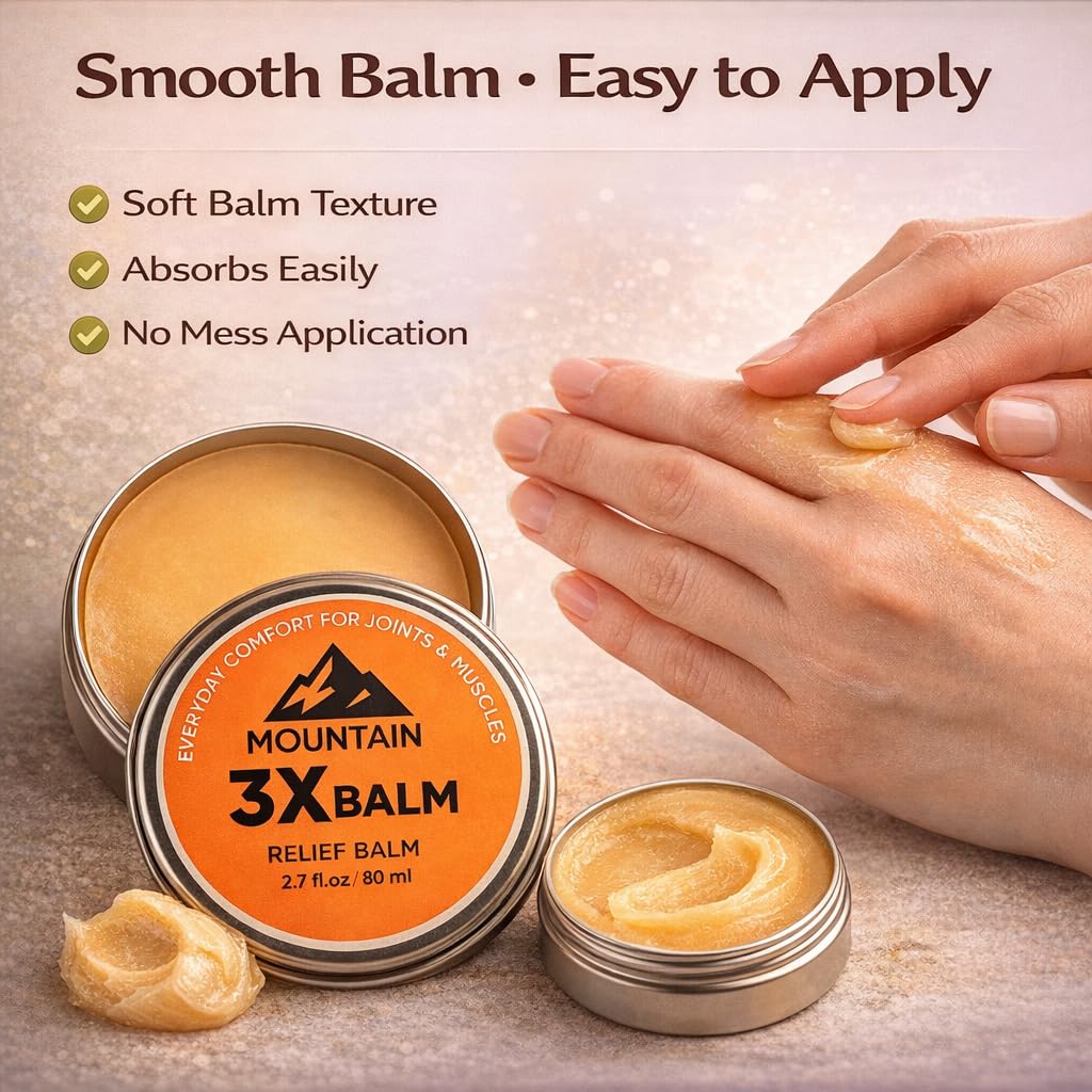 VOSETOKELA Mountain 3X Balm neck application for soothing cooling comfort after activity