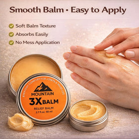 VOSETOKELA Mountain 3X Balm neck application for soothing cooling comfort after activity