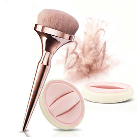 Vottcker professional makeup brush set with large foundation brush for smooth, even coverage.