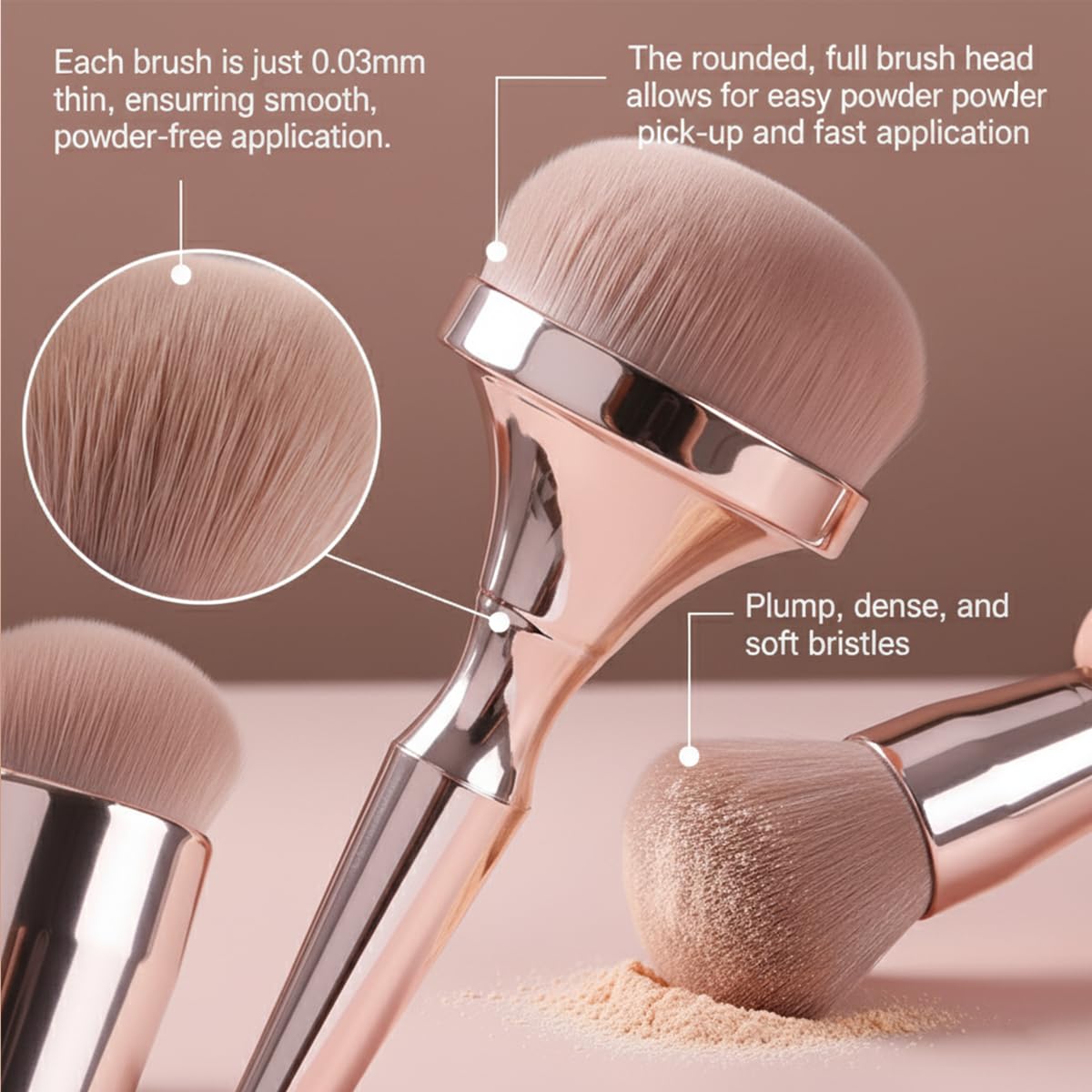Vottcker seamless blending puff expands when wet for an even finish.