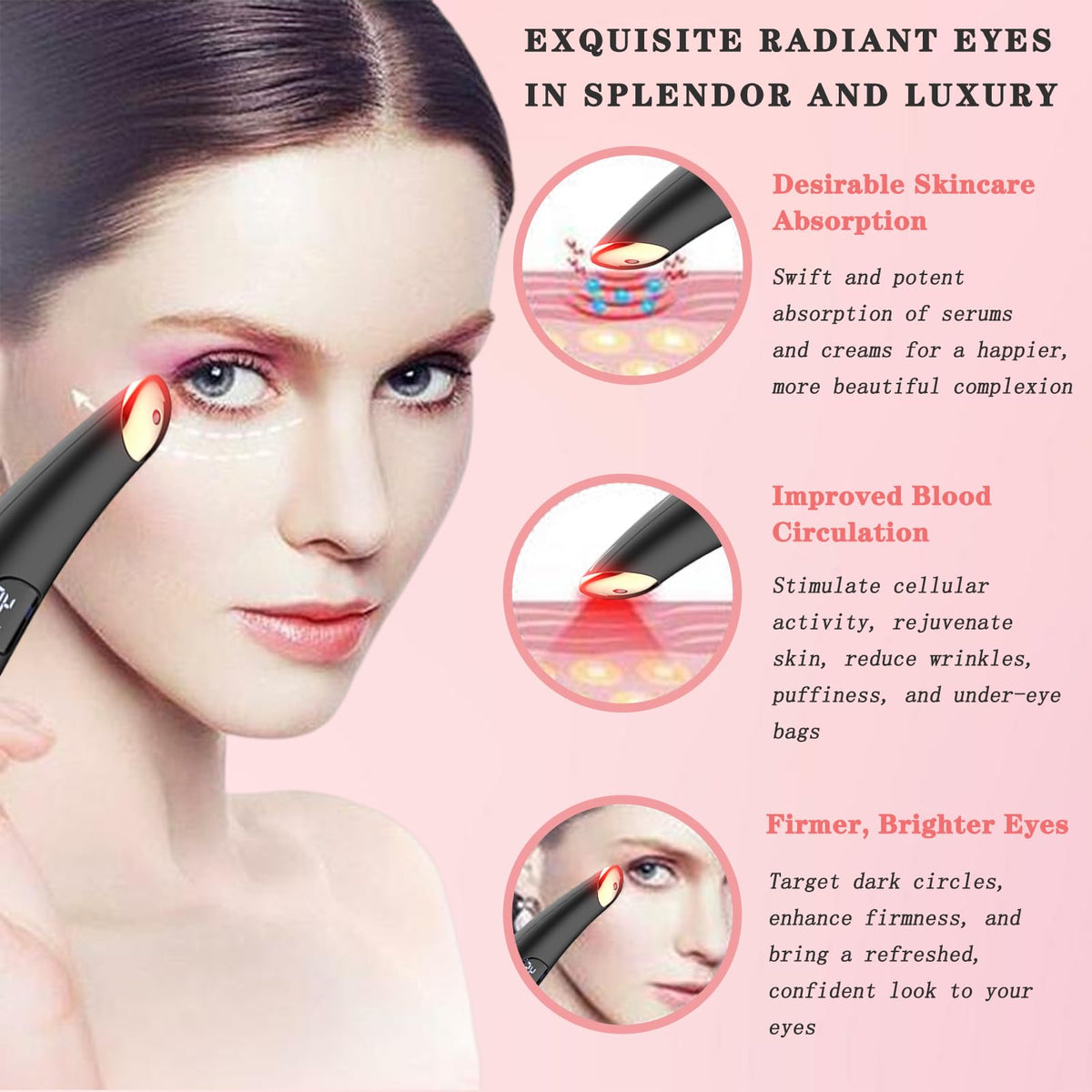 Vowleike wand enhances skincare absorption after applying serums