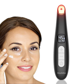 Vowleike Eye Lift Wand front view shows sleek black design for daily use