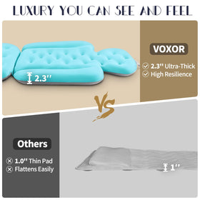 VOXOR spa-like bath pillow creates a relaxing home spa retreat.