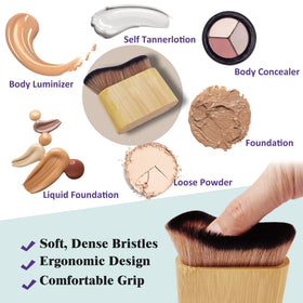 Voxora face tanning brush for precise, streak-free facial application