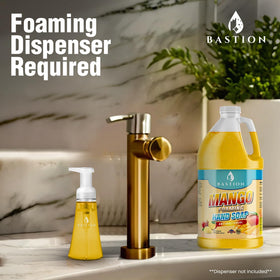 Voyager Bastion Mango Foaming Hand Soap non-toxic formula for sensitive skin