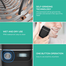 VOYOR Foil Shaver compact profile ideal for travel and desk use