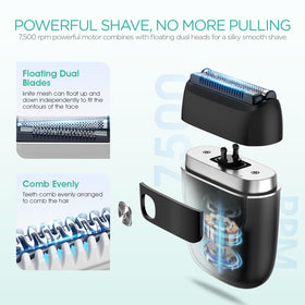 VOYOR Foil Shaver USB-C charging for fast, convenient power on the go