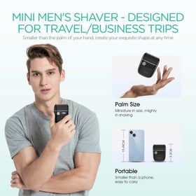 VOYOR Foil Shaver waterproof design for easy cleaning under running water