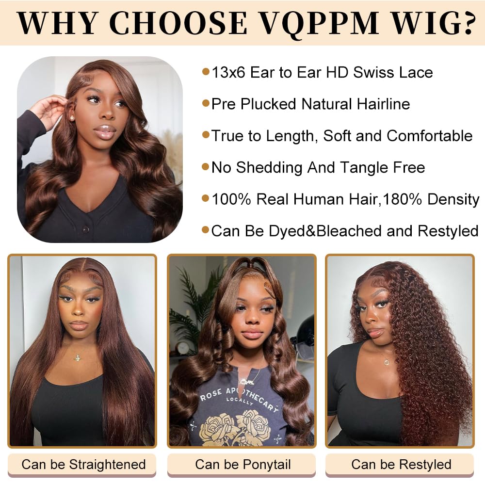 VQPPM pre-plucked baby hair wig for easy, refined edges