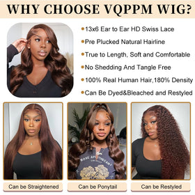 VQPPM pre-plucked baby hair wig for easy, refined edges