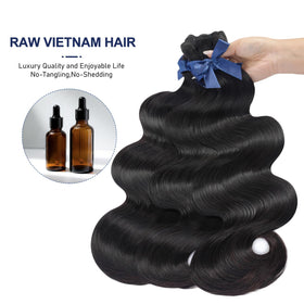 VQQSWAN Raw Bundles dyeable option for personalized color choices.