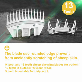 VRMETA Oster-compatible clipper blades deliver reliable performance during livestock grooming.