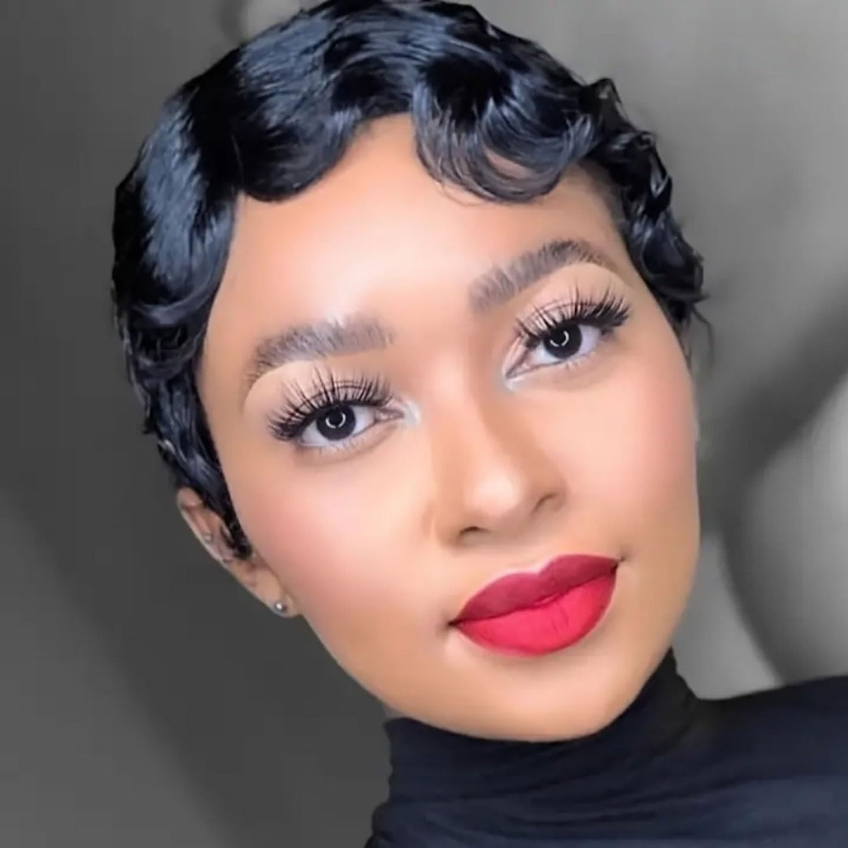 VRZ daily-use wig with soft texture and minimal shedding.