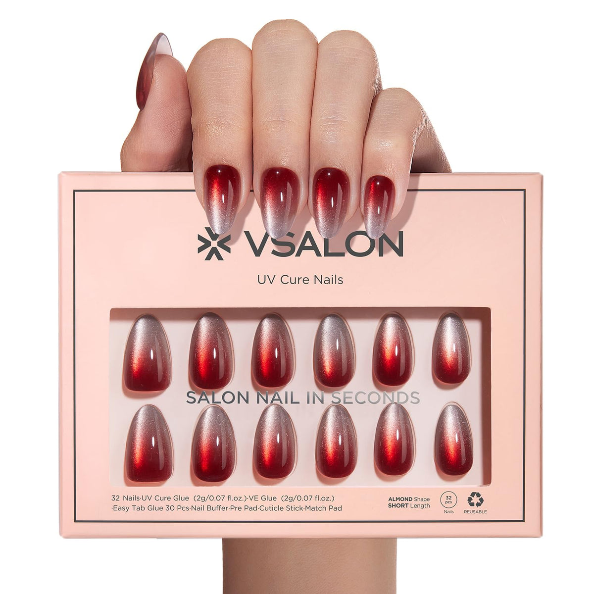 32-piece kit offers everything for DIY salon manicures.