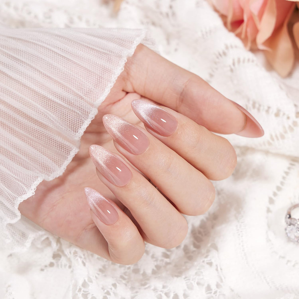 VSALON glossy finish nails with salon-like shine at home