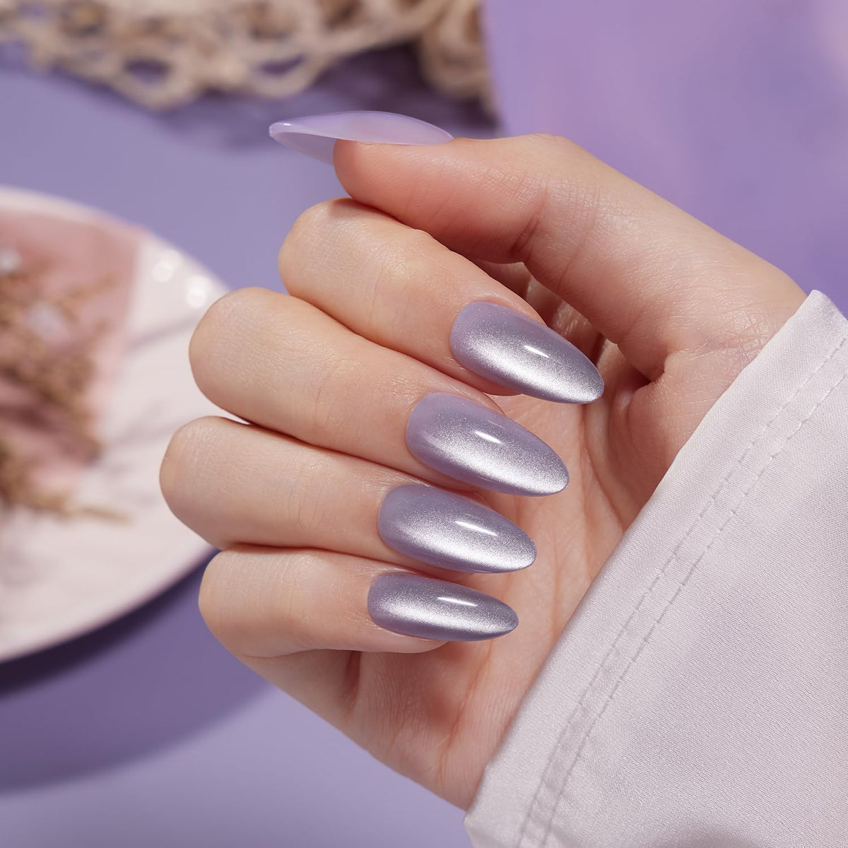 VSALON prep pad and cuticle stick assist gentle nail prep.
