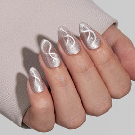 VSALON ergonomic tapered-edge nails fit naturally with no gaps.