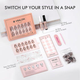VSALON fast-at-home application for salon-like results.