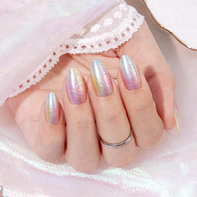 VSALON Press-on Nails Medium Almond provide quick, salon-like manicure at home