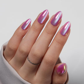 VSALON Short almond nails endure showers and daily tasks