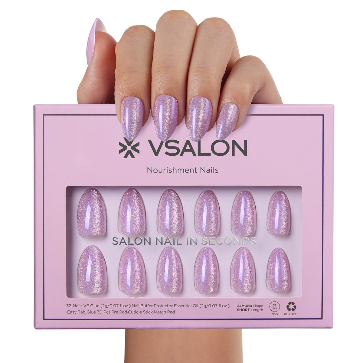 VSALON water-resistant hold during daily activities