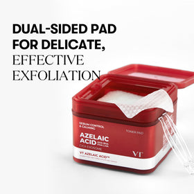 VT COSMETICS Cica Exosome pad delivers hydration after gentle exfoliation.