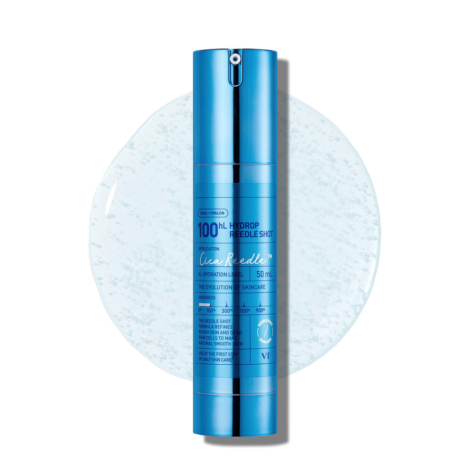 VT Cosmetics Hydrop Reedle Shot 100 Serum bottle highlighting deep hydration