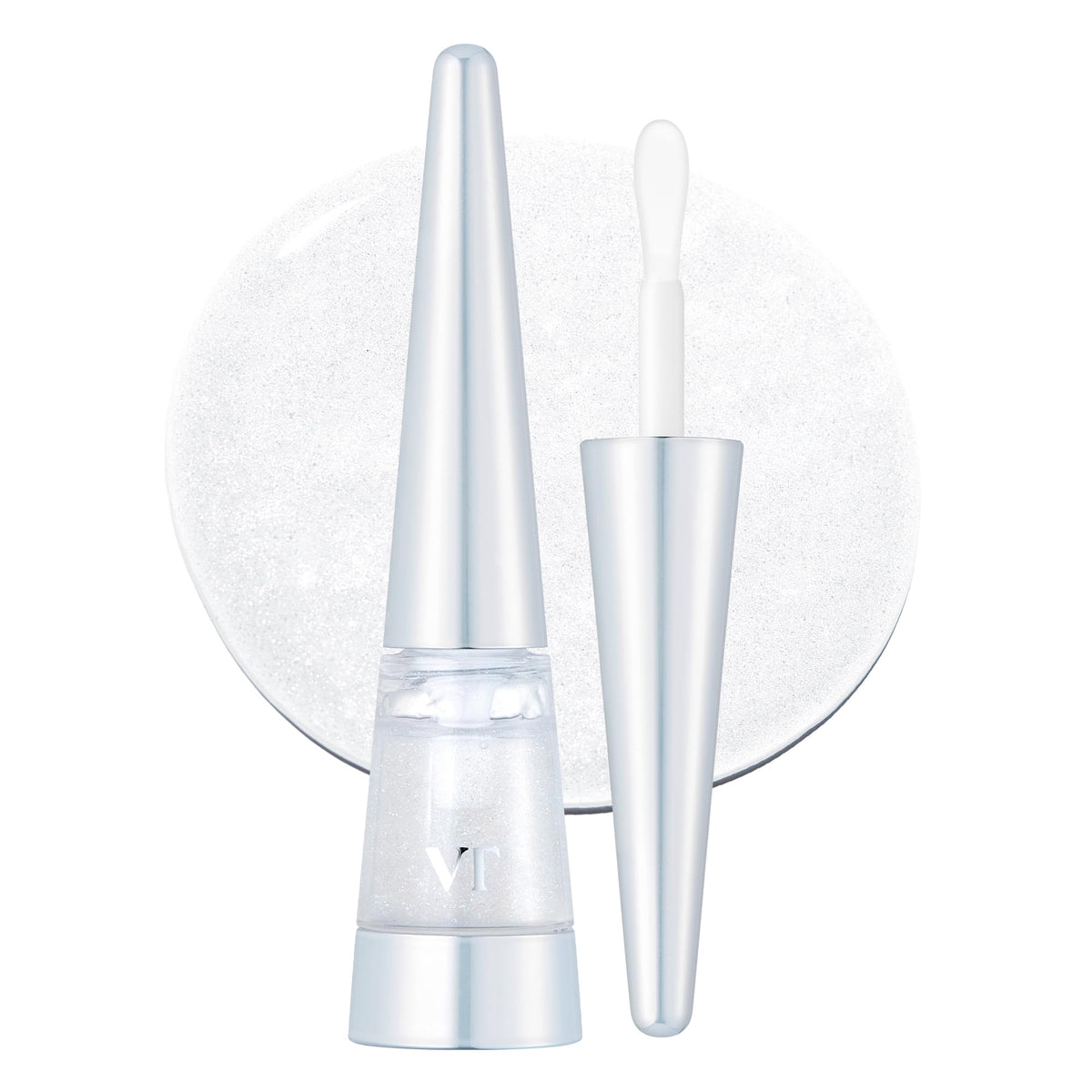 VT COSMETICS Reedle Shot Lip Plumper crystal bottle with radiant glitter finish.