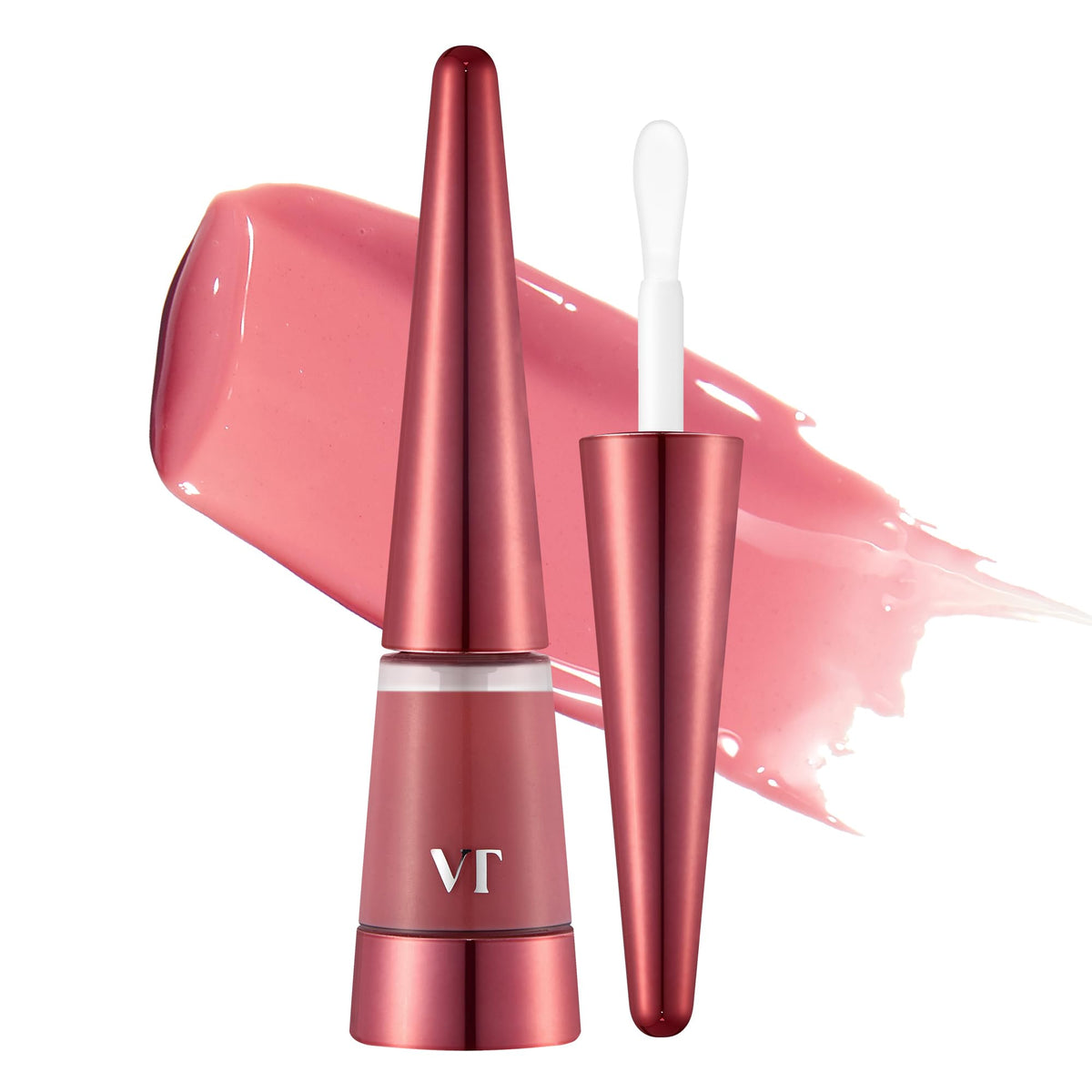 VT Cosmetics Reedle Shot Lip Plumper Usagi Pink glossy finish for a kissable look.