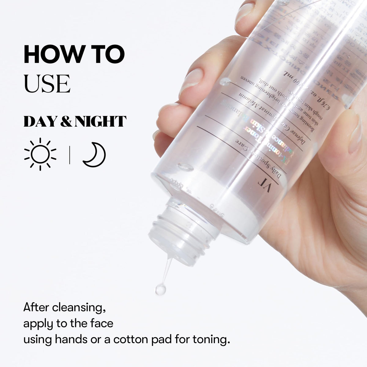 VT COSMETICS Toner visual for spots improvement and radiant skin.