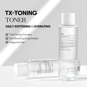 VT COSMETICS Tranexamic acid toner dispense for precise daily use.