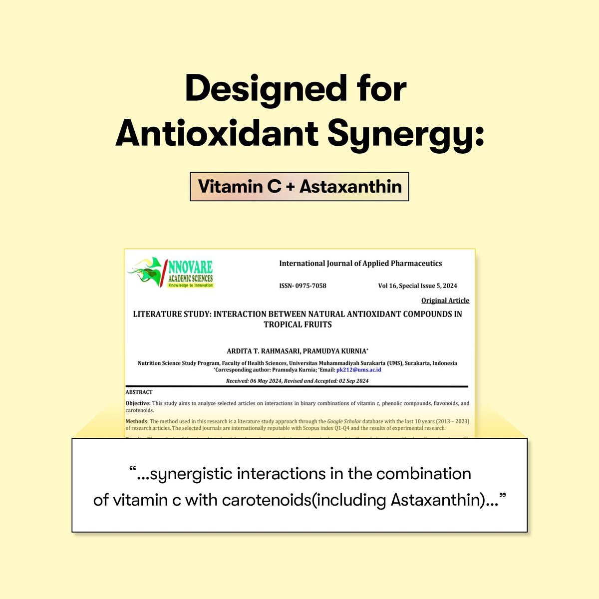 Niacinamide and Kojic Acid ingredients in VT COSMETICS serum for luminous balance.