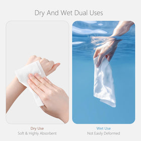 Vuacepe face towels multipurpose towels for makeup removal and travel