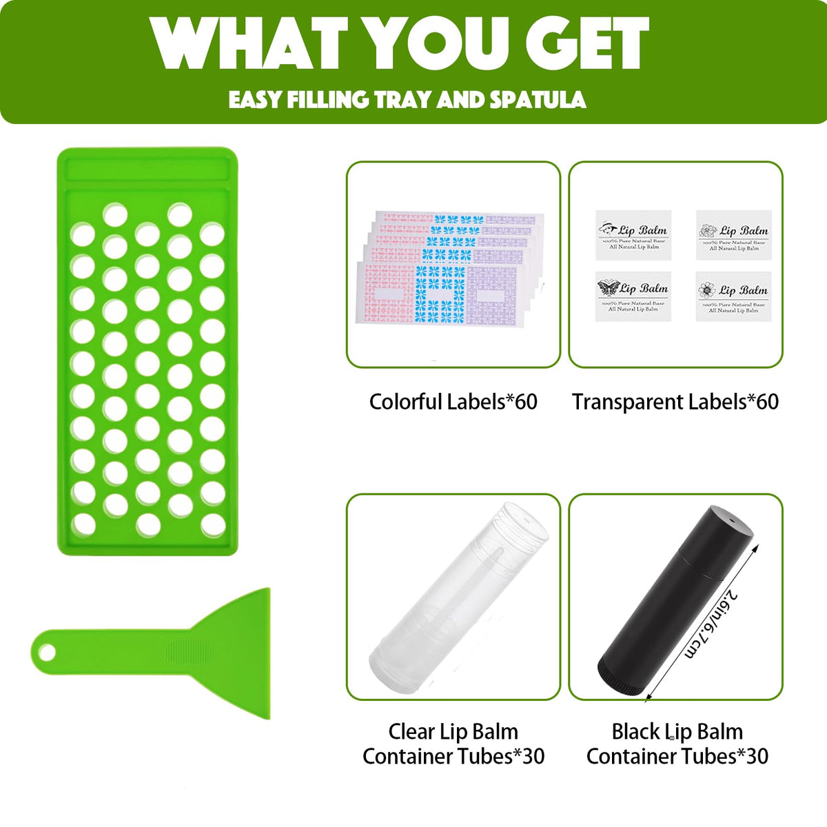VUDANZYER filling tray and spatula for precise, mess-free lip balm filling