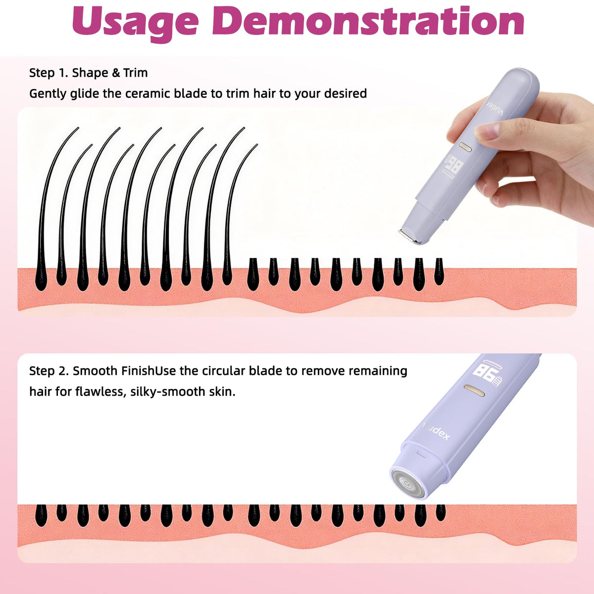 Vudex Bikini Trimmer gift-ready packaging for thoughtful gifting