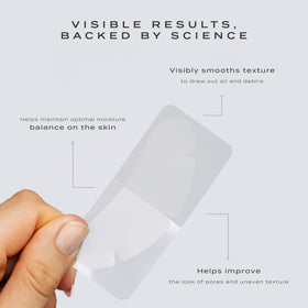 Vue Chin Patches hydrocolloid formula creates a gentle gel that draws out impurities.