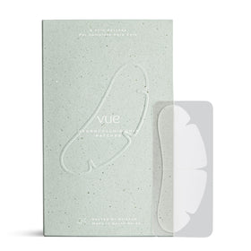 Vue Chin Patches applied at night contour the chin and control oil effectively.
