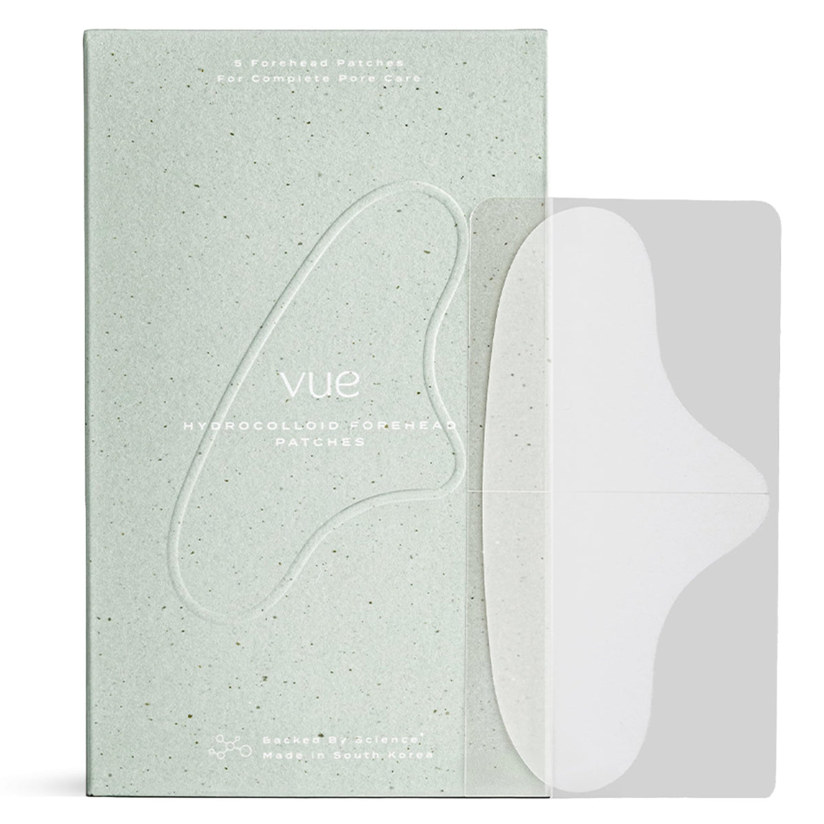 Vue Forehead Patches on the forehead absorb oil overnight for a refreshed look.