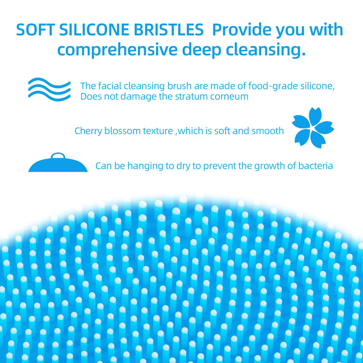 Travel-ready VWMYQ face scrubber fits in a compact bag.