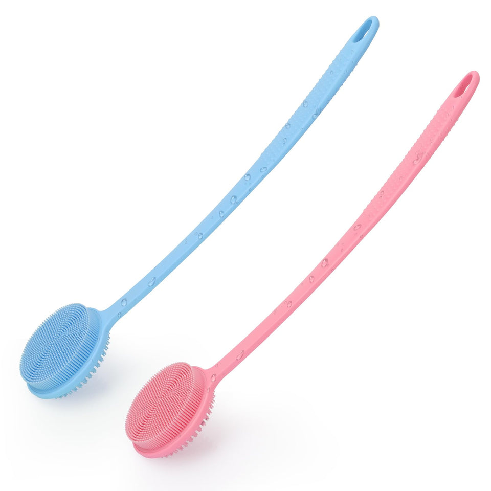 vwmyq back scrubber double-sided foam creates rich lather for a refreshing shower.