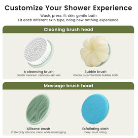 VWMYQ back scrubber with ergonomic handle for easy reach.