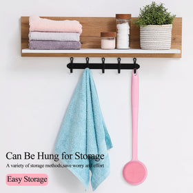 vwmyq long-handle back scrubber with hanging hole for storage.