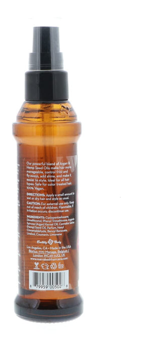 Vxoyo Ula-style Marrakesh Oil adds gloss during styling