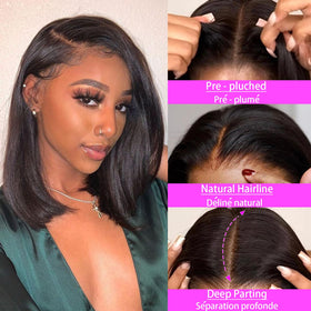 VYCRAVE 180% density wig provides full, soft volume without heaviness.