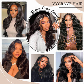 VYCRAVE Easy-Install Lace Closure provides a natural look for daily wear