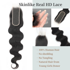 VYCRAVE Single Knot Natural Hairline with pre-plucked edge for a natural look
