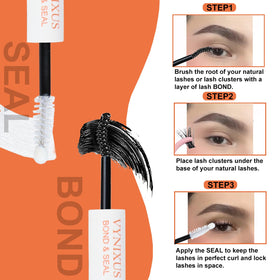 VYNIXUS lash placement with tweezers supports precise DIY application