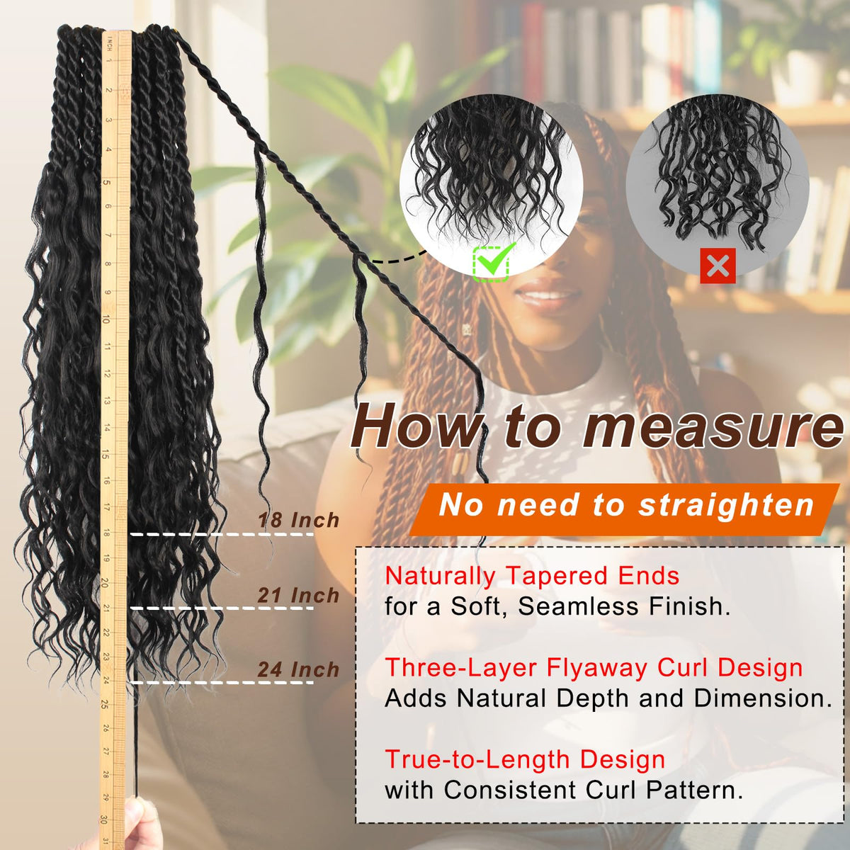 Vynoro 8-pack Boho Island twists for fuller looks
