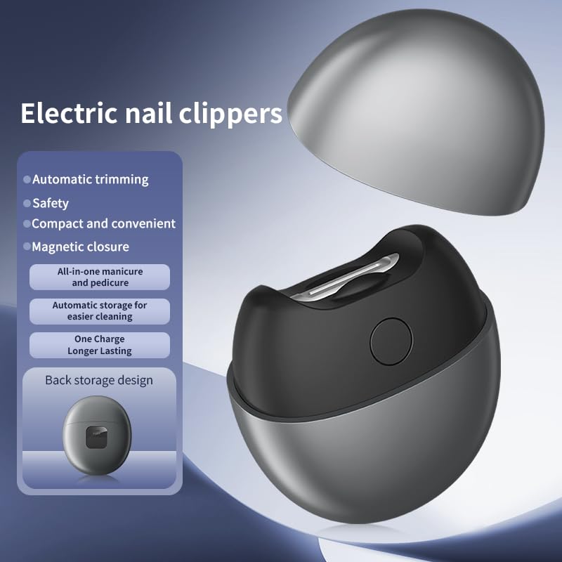 VYWmna USB-rechargeable nail clipper for convenient charging on the go.